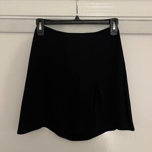 Reformation Black Margot Mini Skirt